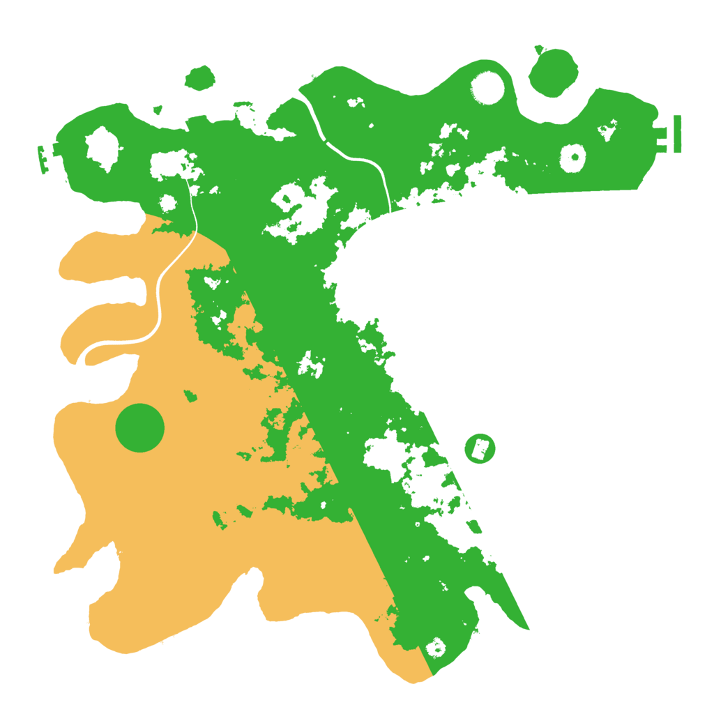 Biome Rust Map: Procedural Map, Size: 3850, Seed: 809969680