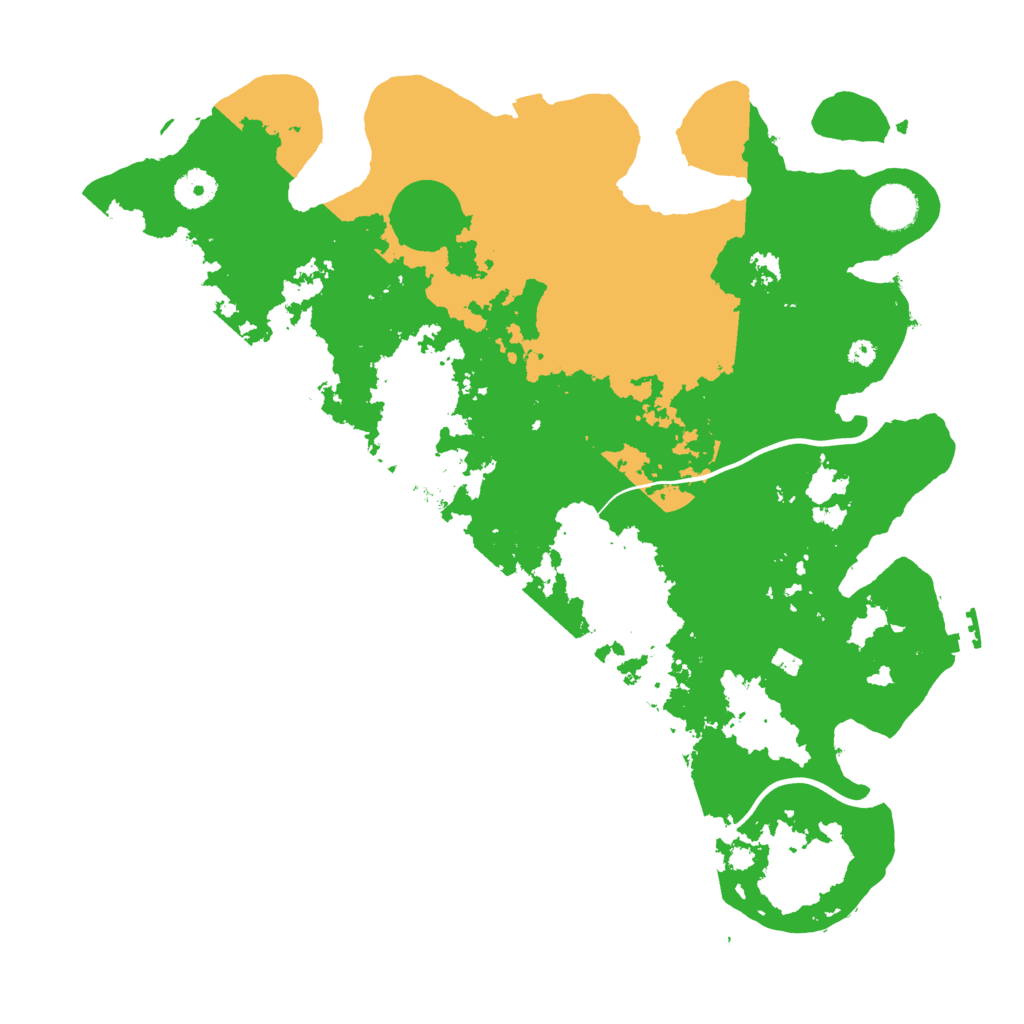 Biome Rust Map: Procedural Map, Size: 3850, Seed: 8171247