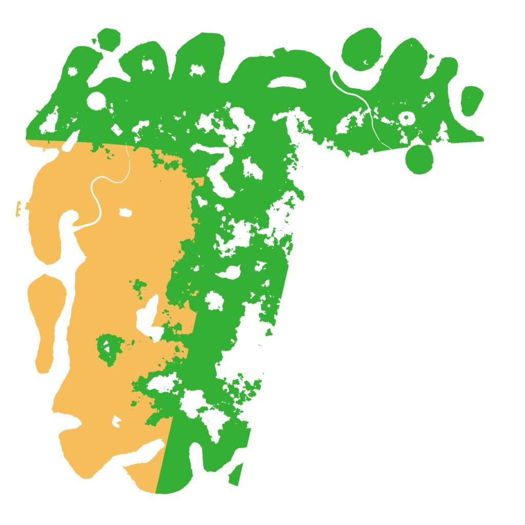 Biome Rust Map: Procedural Map, Size: 5000, Seed: 1274286557
