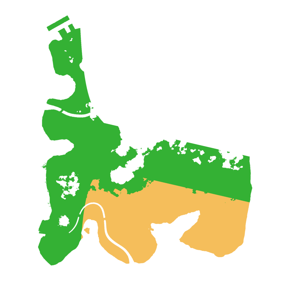 Biome Rust Map: Procedural Map, Size: 2500, Seed: 1441665239