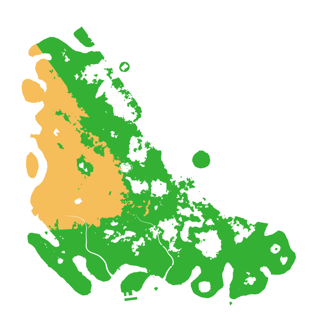 Biome Rust Map: Procedural Map, Size: 5000, Seed: 305902202