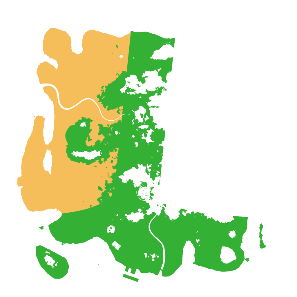 Biome Rust Map: Procedural Map, Size: 3750, Seed: 114633060