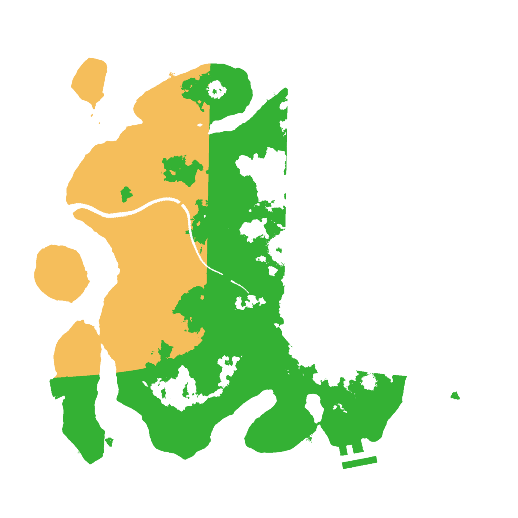 Biome Rust Map: Procedural Map, Size: 3000, Seed: 987324