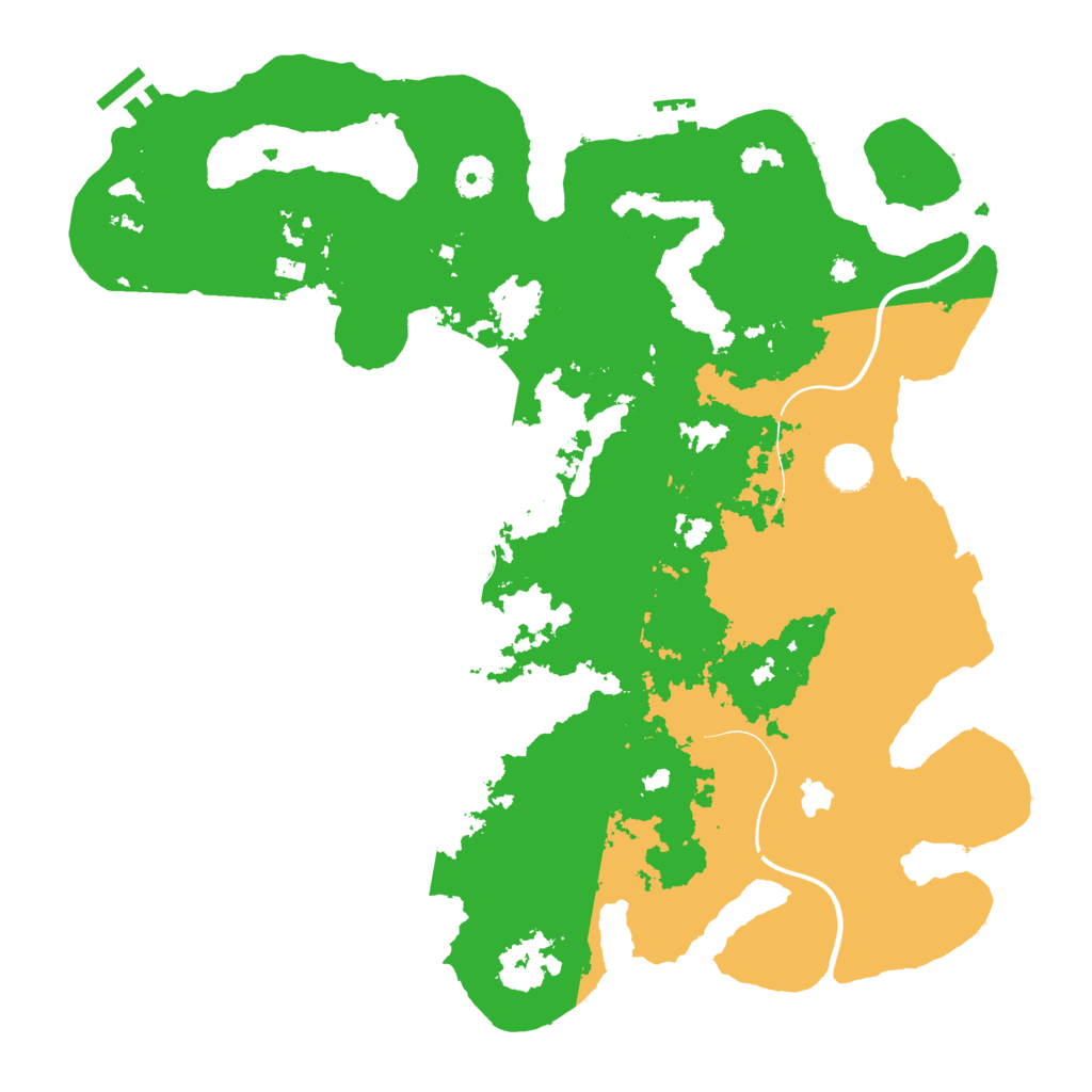 Biome Rust Map: Procedural Map, Size: 4000, Seed: 51703121