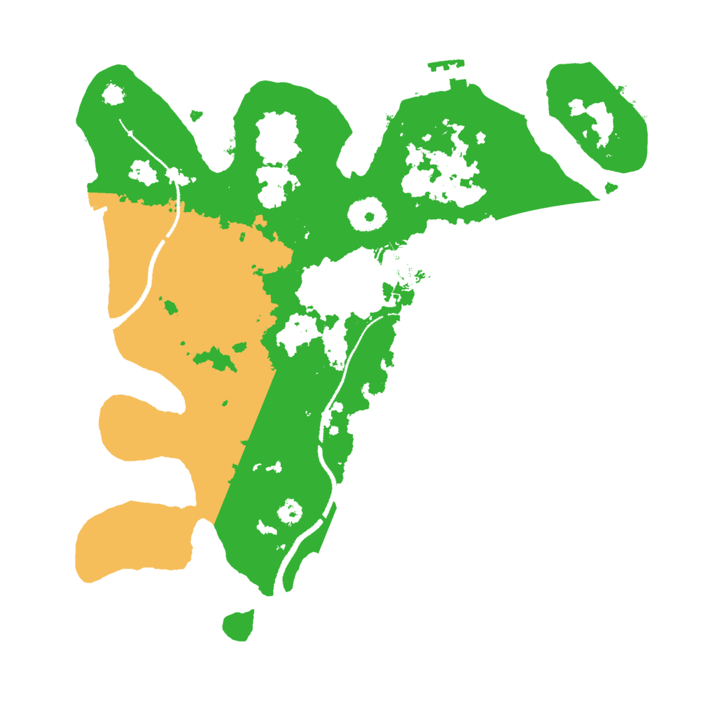 Biome Rust Map: Procedural Map, Size: 3000, Seed: 1349159589