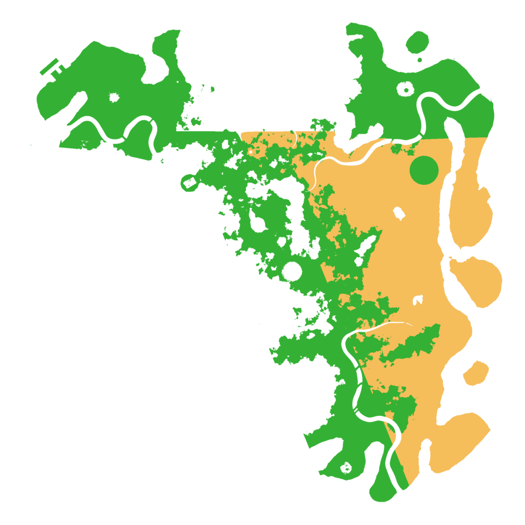 Biome Rust Map: Procedural Map, Size: 4800, Seed: 633411479