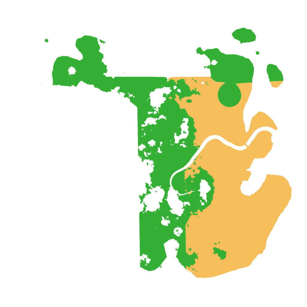 Biome Rust Map: Procedural Map, Size: 3500, Seed: 5068381