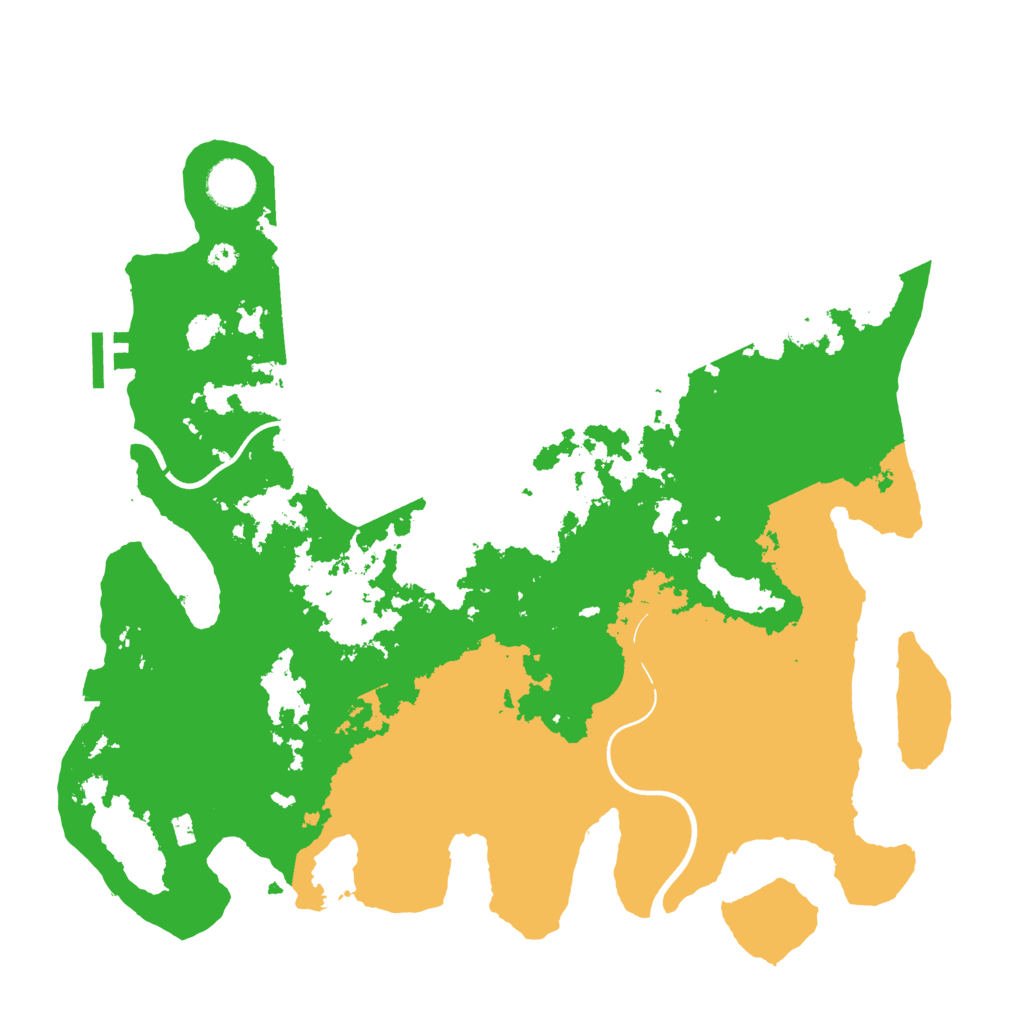 Biome Rust Map: Procedural Map, Size: 3700, Seed: 2084800870