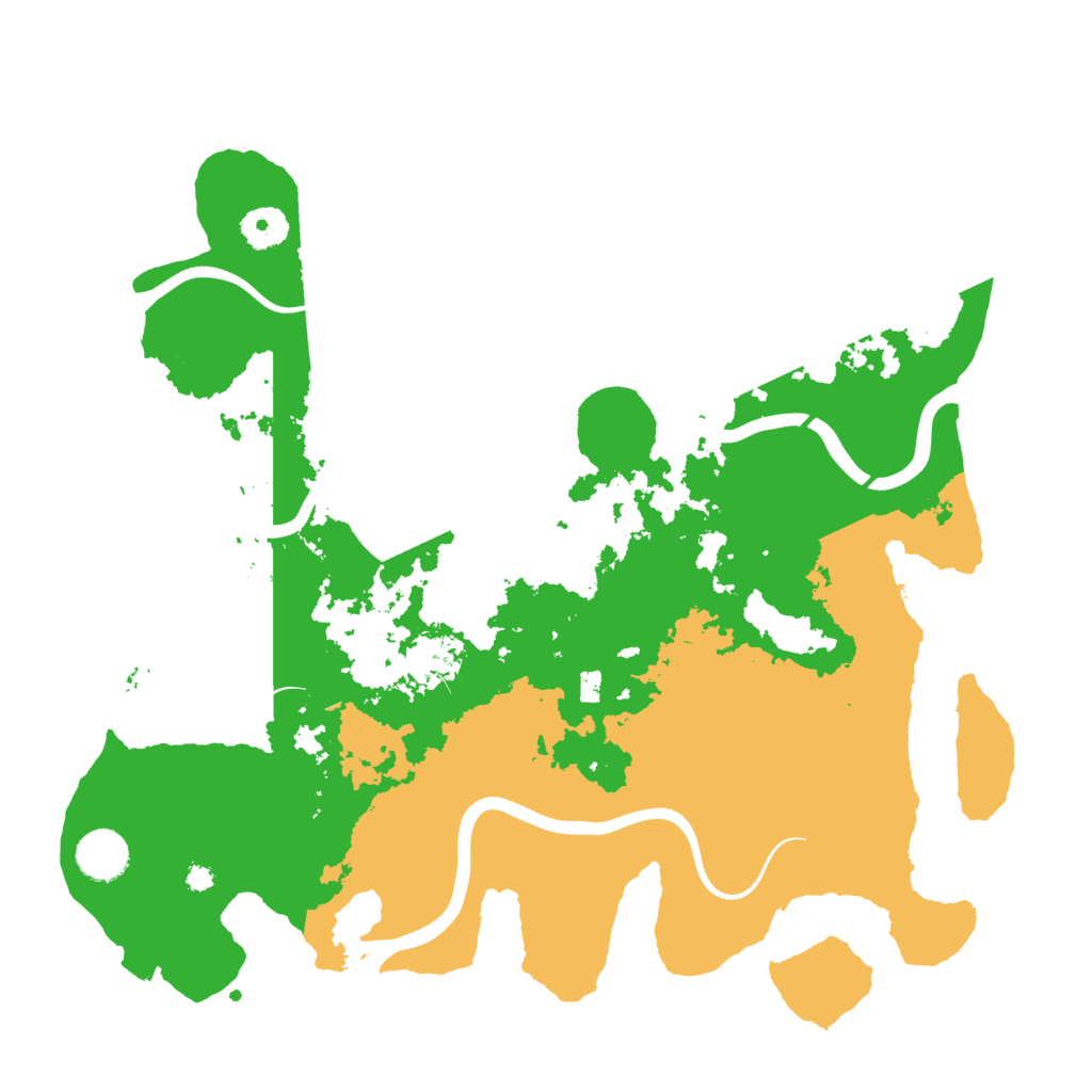 Biome Rust Map: Procedural Map, Size: 3700, Seed: 2084800870