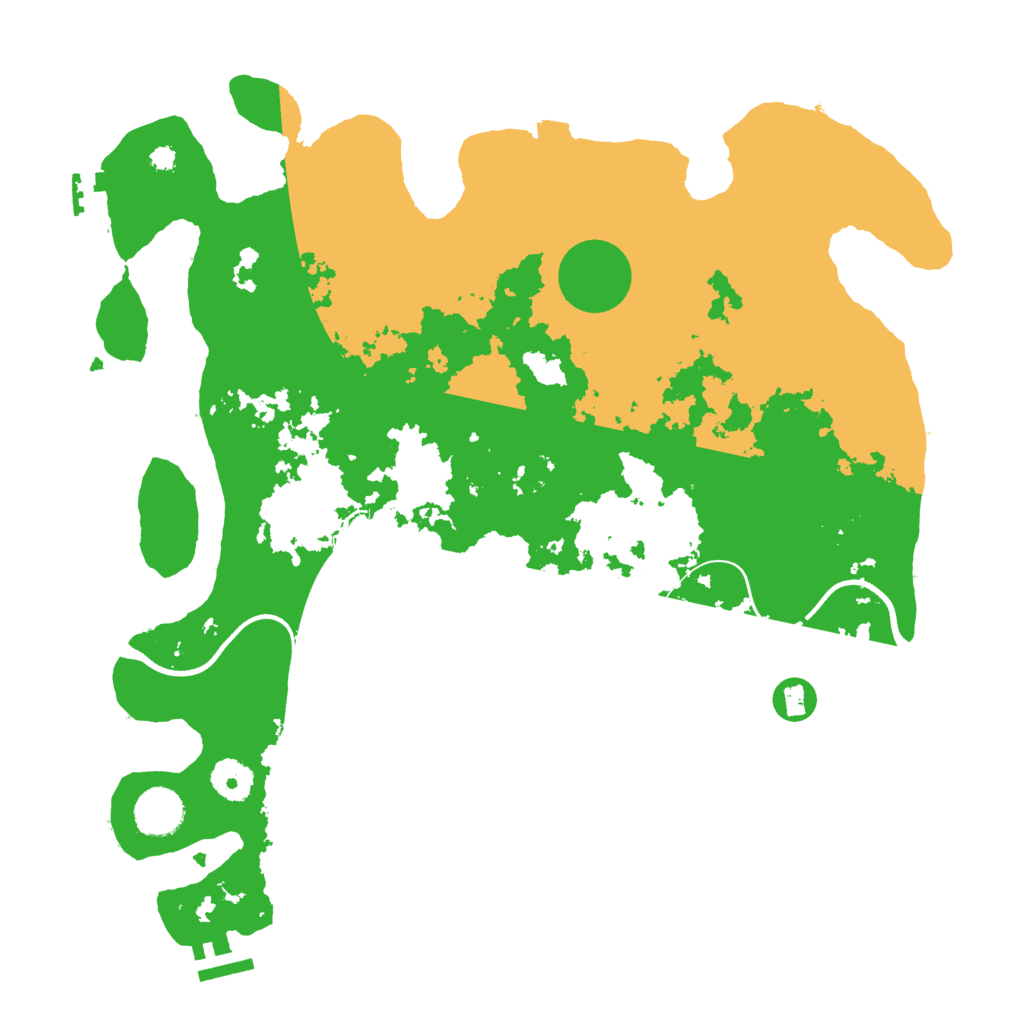 Biome Rust Map: Procedural Map, Size: 3700, Seed: 1852790572