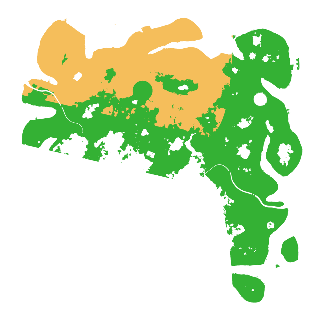 Biome Rust Map: Procedural Map, Size: 4250, Seed: 817367058