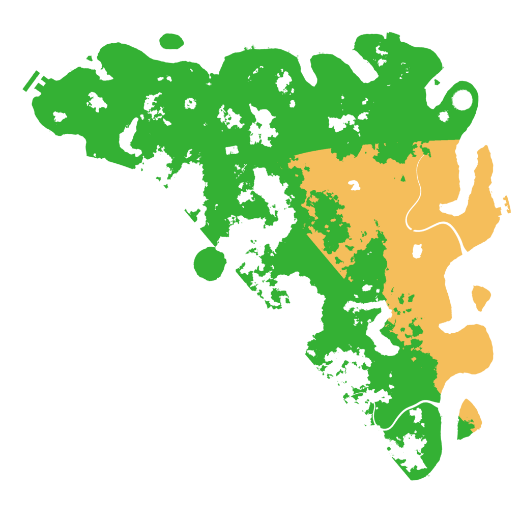 Biome Rust Map: Procedural Map, Size: 4500, Seed: 1416737606