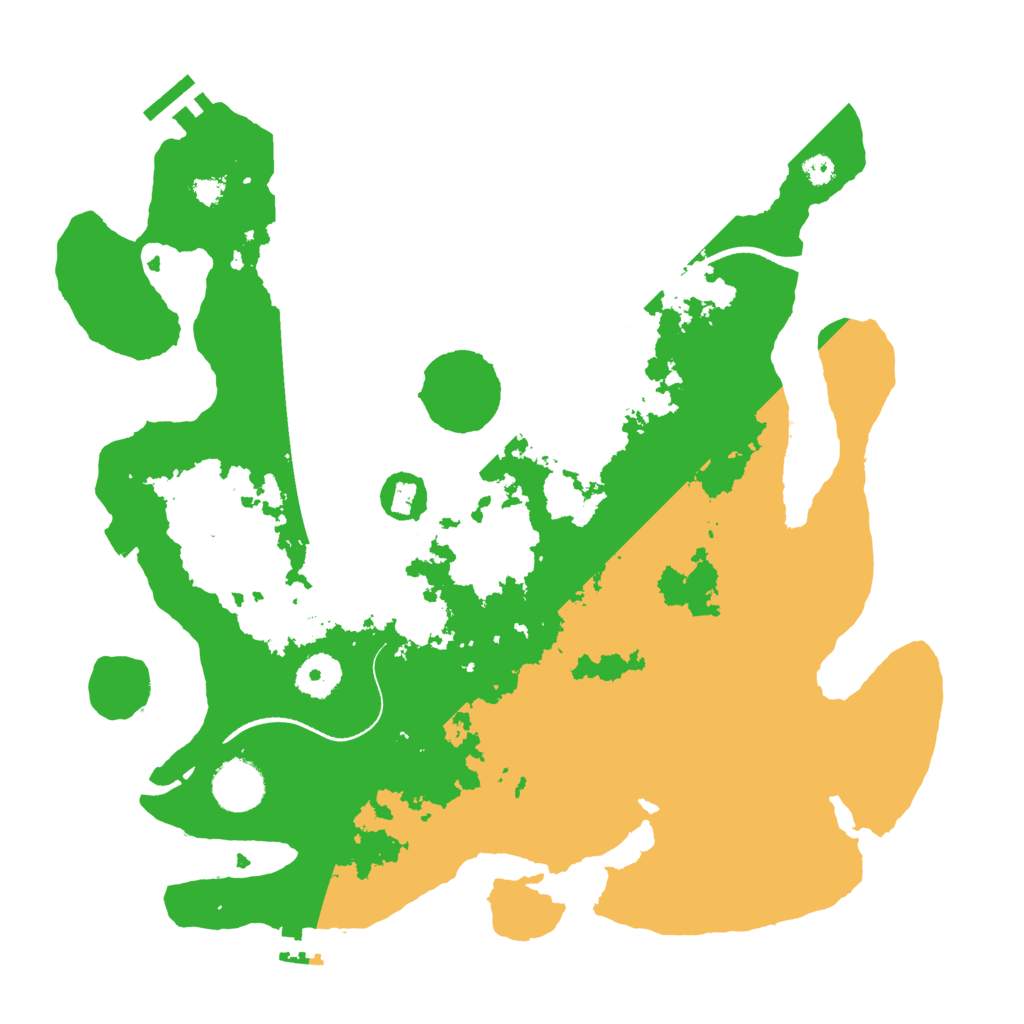 Biome Rust Map: Procedural Map, Size: 3500, Seed: 1552008348