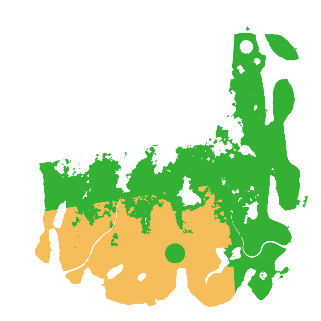 Biome Rust Map: Procedural Map, Size: 4250, Seed: 2057097101
