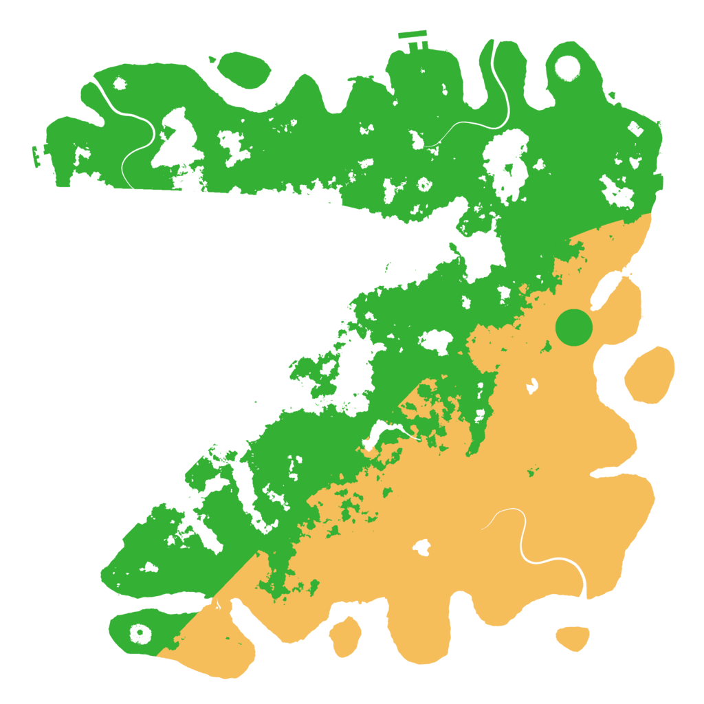 Biome Rust Map: Procedural Map, Size: 5000, Seed: 253068019