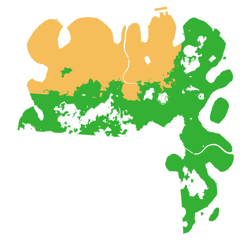 Biome Rust Map: Procedural Map, Size: 4000, Seed: 708878799