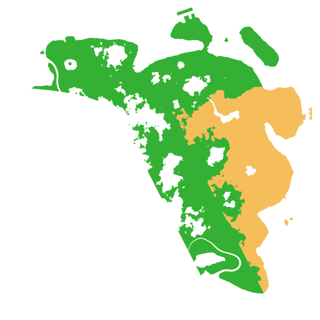 Biome Rust Map: Procedural Map, Size: 4000, Seed: 708580416