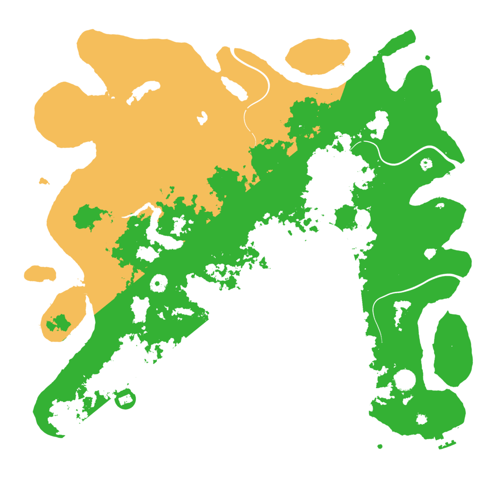 Biome Rust Map: Procedural Map, Size: 4250, Seed: 242600039