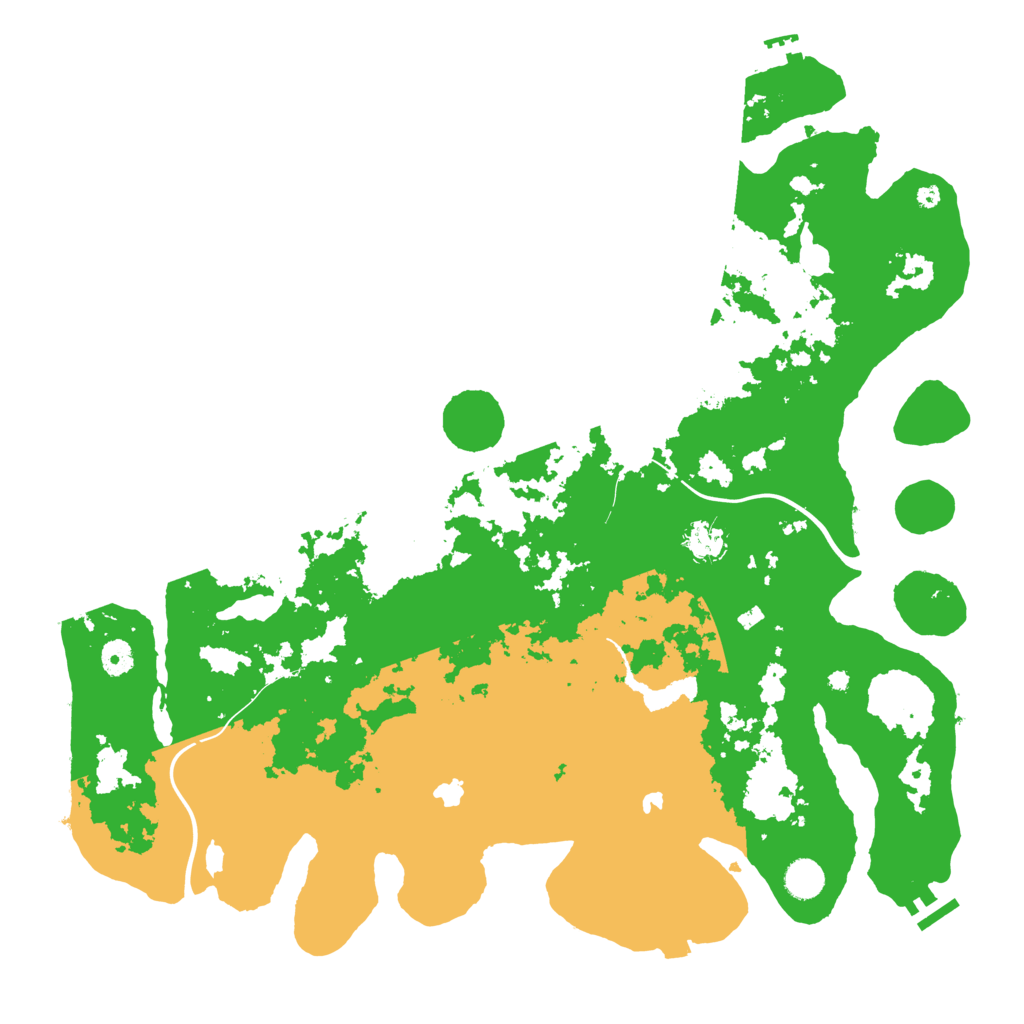 Biome Rust Map: Procedural Map, Size: 4500, Seed: 1012109087