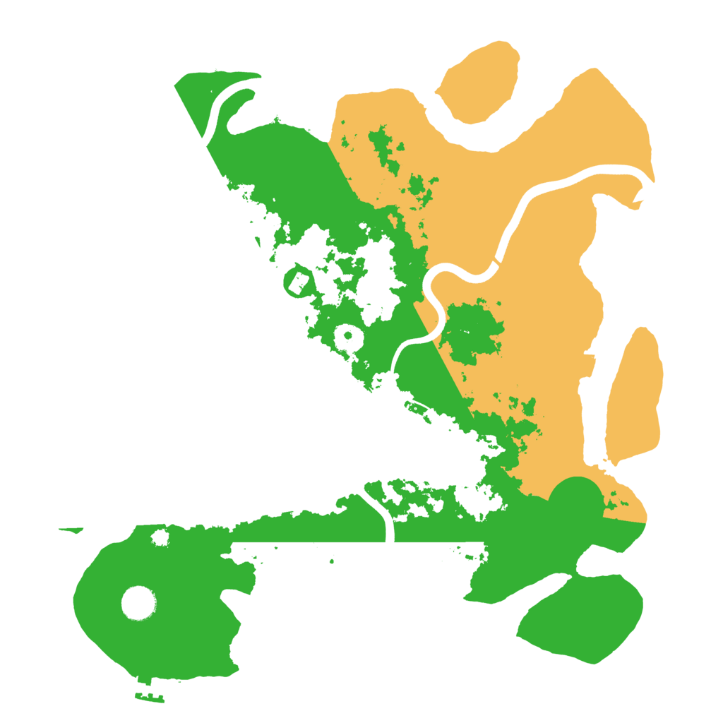 Biome Rust Map: Procedural Map, Size: 3700, Seed: 1608117401