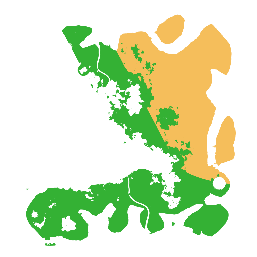 Biome Rust Map: Procedural Map, Size: 3700, Seed: 1608117401