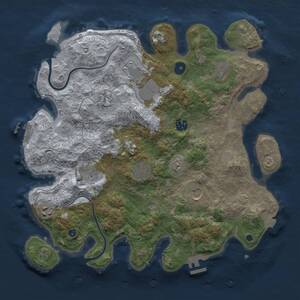 Thumbnail Rust Map: Procedural Map, Size: 3750, Seed: 859003141, 15 Monuments