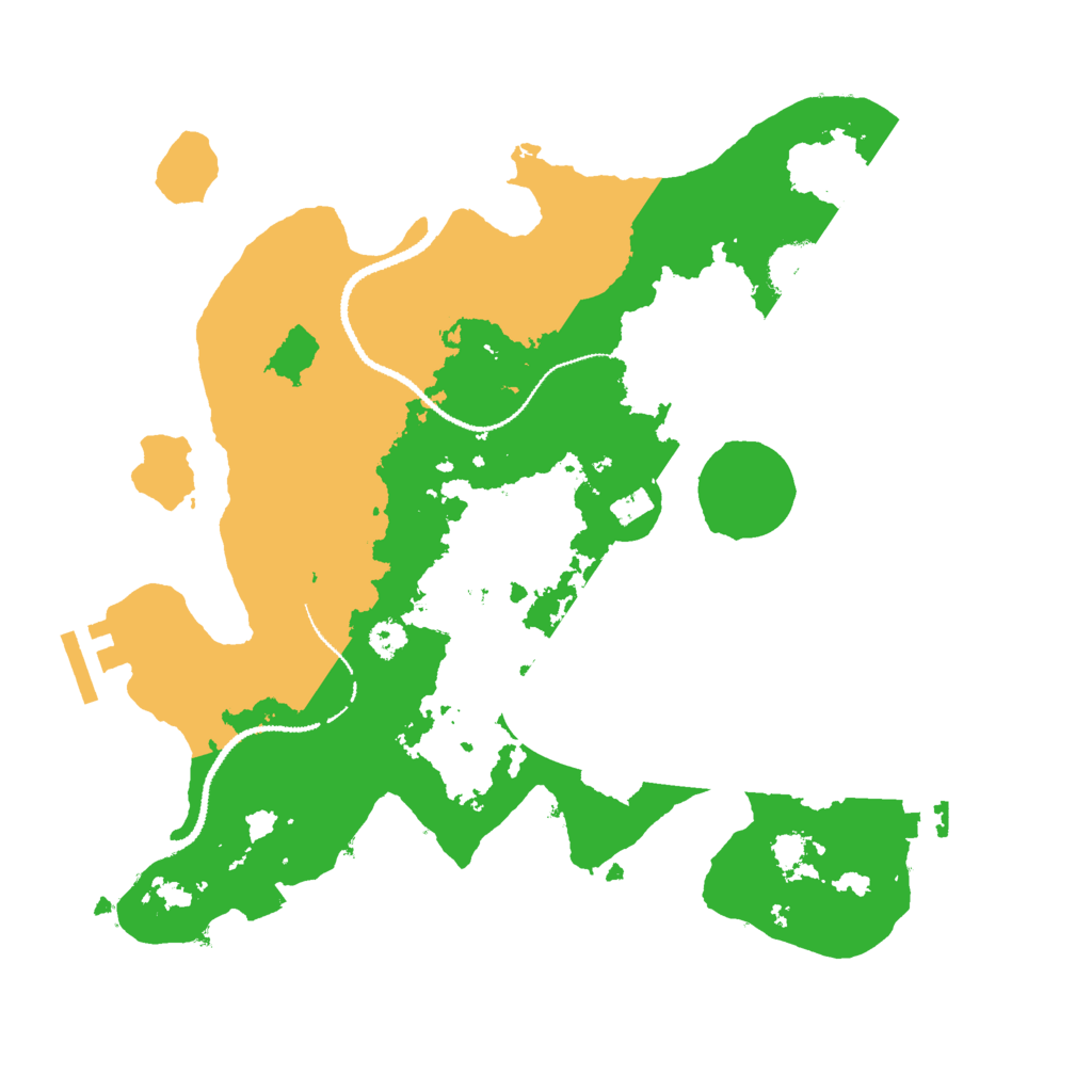 Biome Rust Map: Procedural Map, Size: 3000, Seed: 1265110237