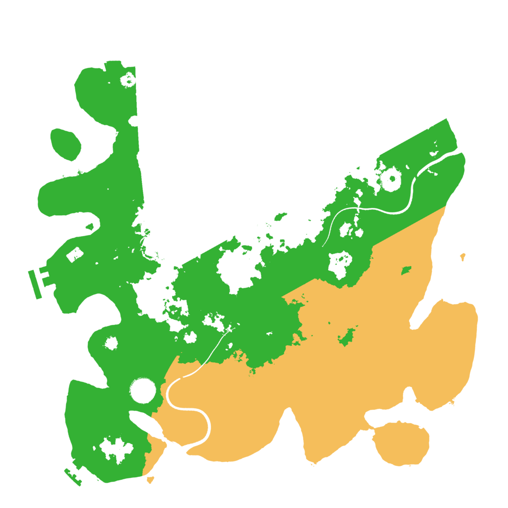 Biome Rust Map: Procedural Map, Size: 3500, Seed: 2049857243