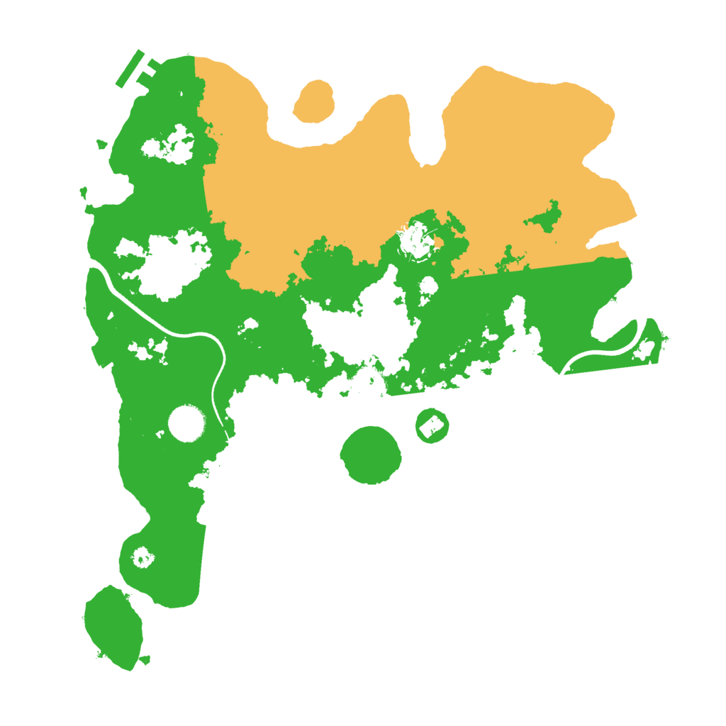 Biome Rust Map: Procedural Map, Size: 3500, Seed: 1290392638