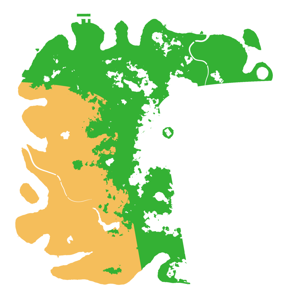 Biome Rust Map: Procedural Map, Size: 4500, Seed: 927471