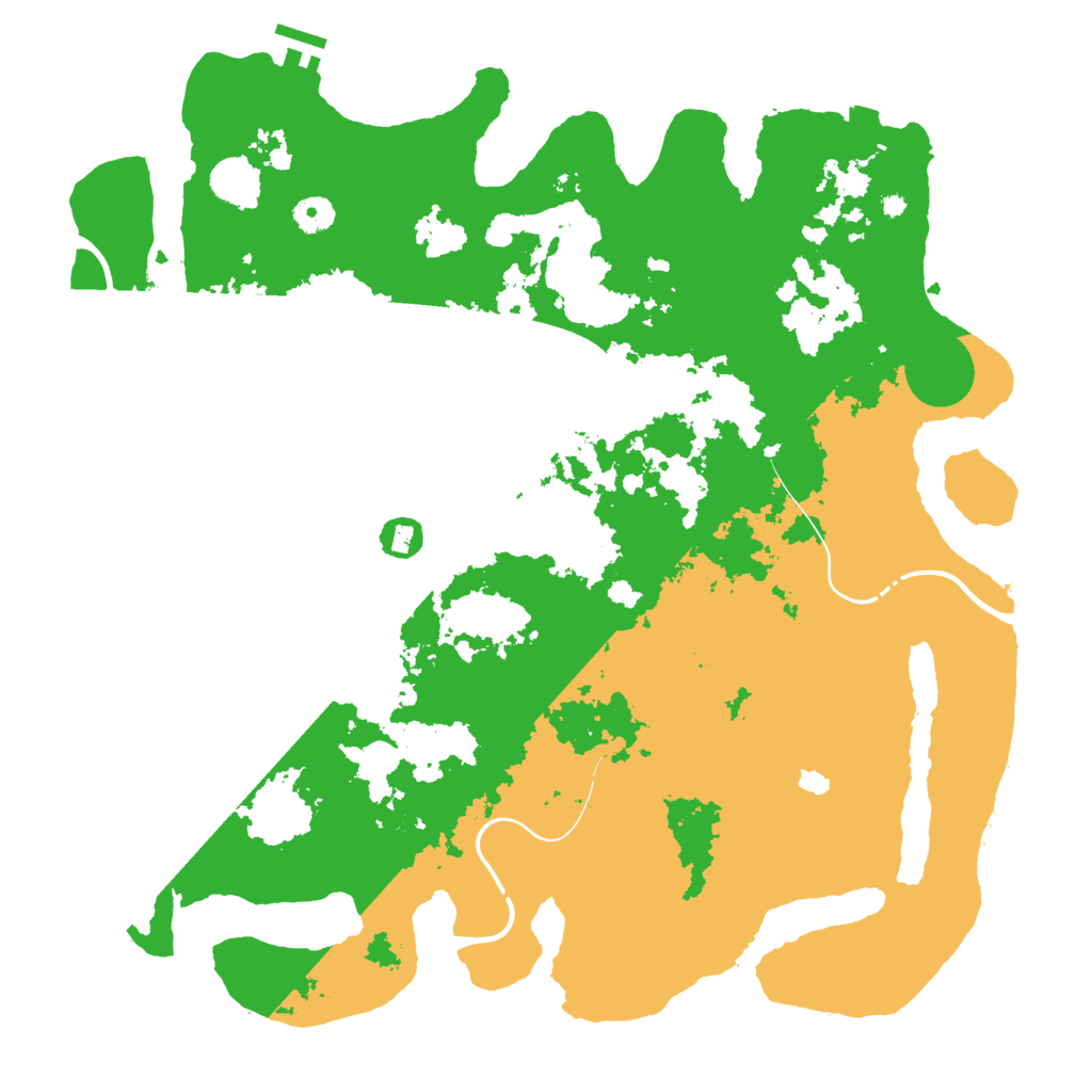 Biome Rust Map: Procedural Map, Size: 4250, Seed: 1670282671