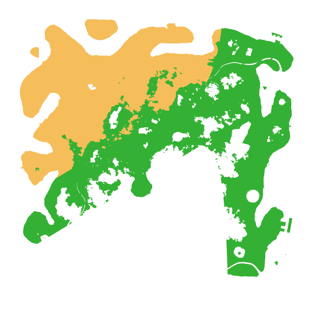 Biome Rust Map: Procedural Map, Size: 4250, Seed: 1370746225