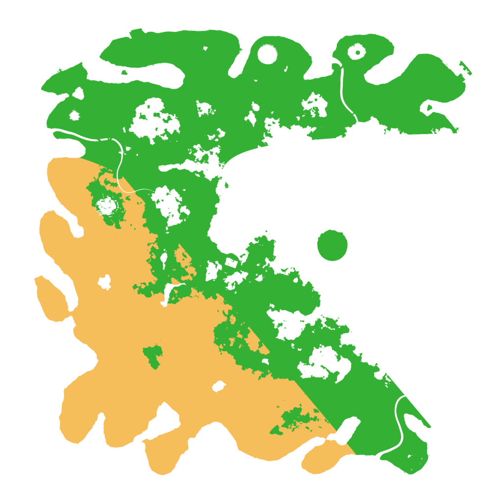 Biome Rust Map: Procedural Map, Size: 4500, Seed: 1236074269