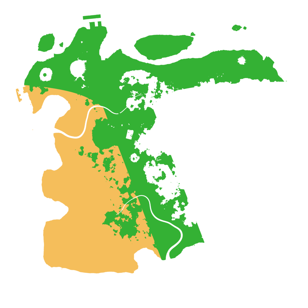 Biome Rust Map: Procedural Map, Size: 3500, Seed: 173212235