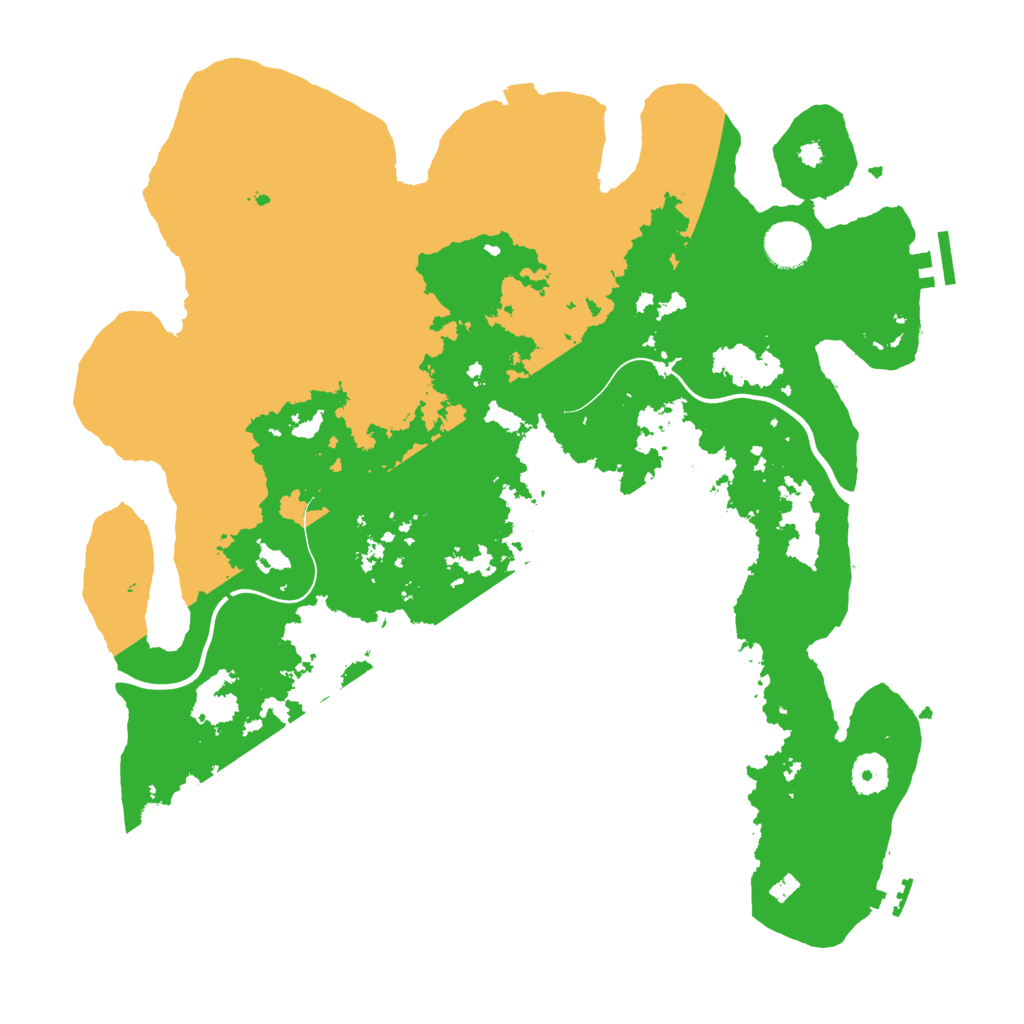 Biome Rust Map: Procedural Map, Size: 3850, Seed: 34541