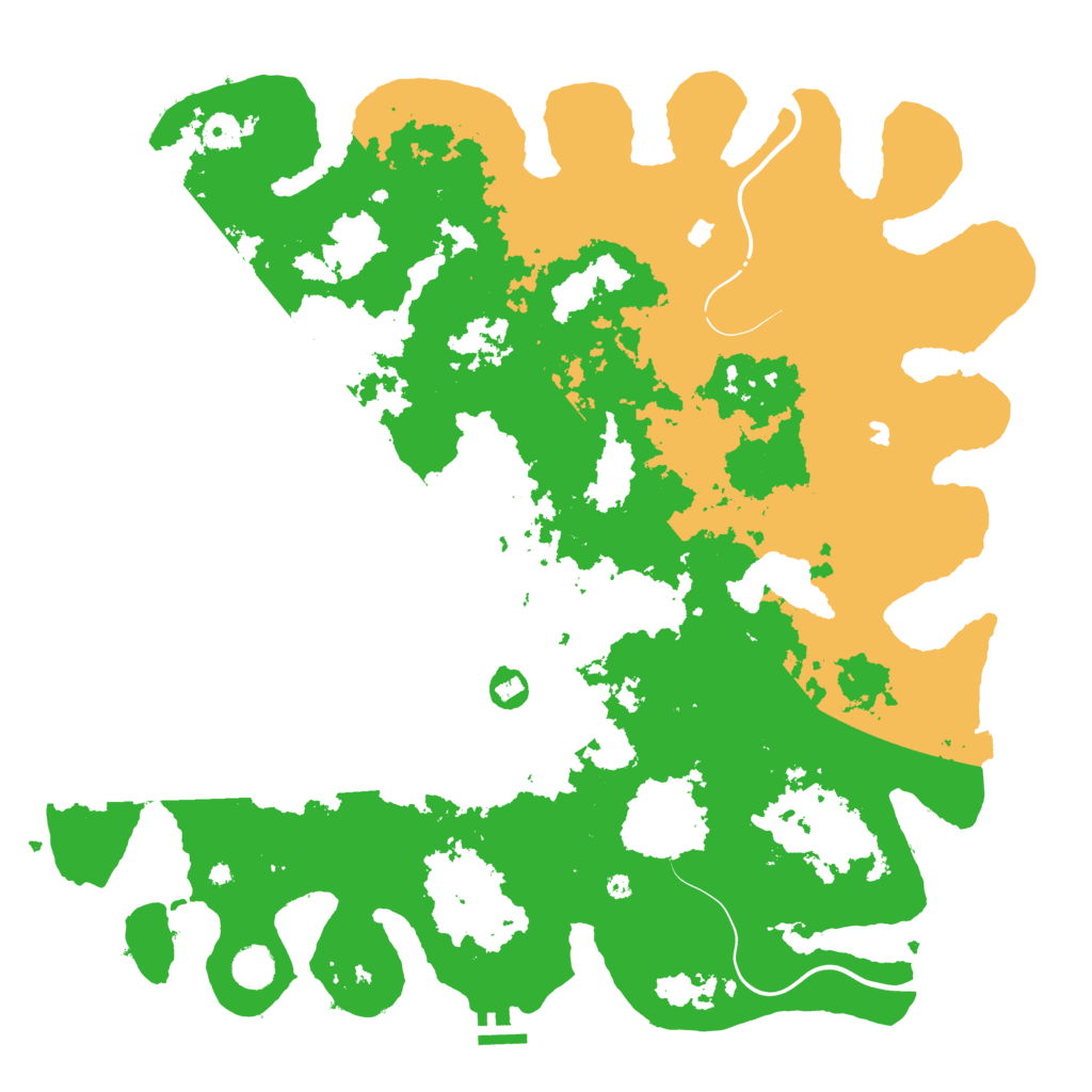 Biome Rust Map: Procedural Map, Size: 4500, Seed: 785268367