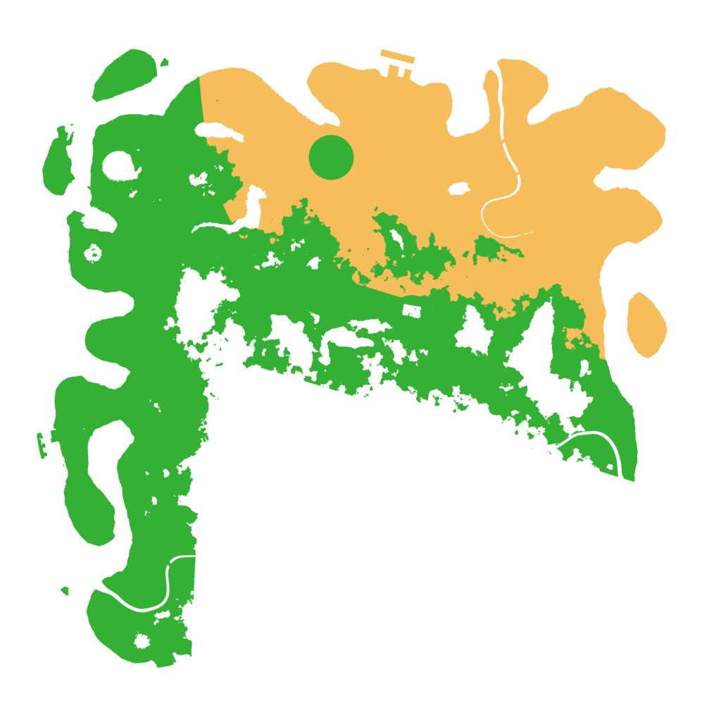 Biome Rust Map: Procedural Map, Size: 4250, Seed: 141986