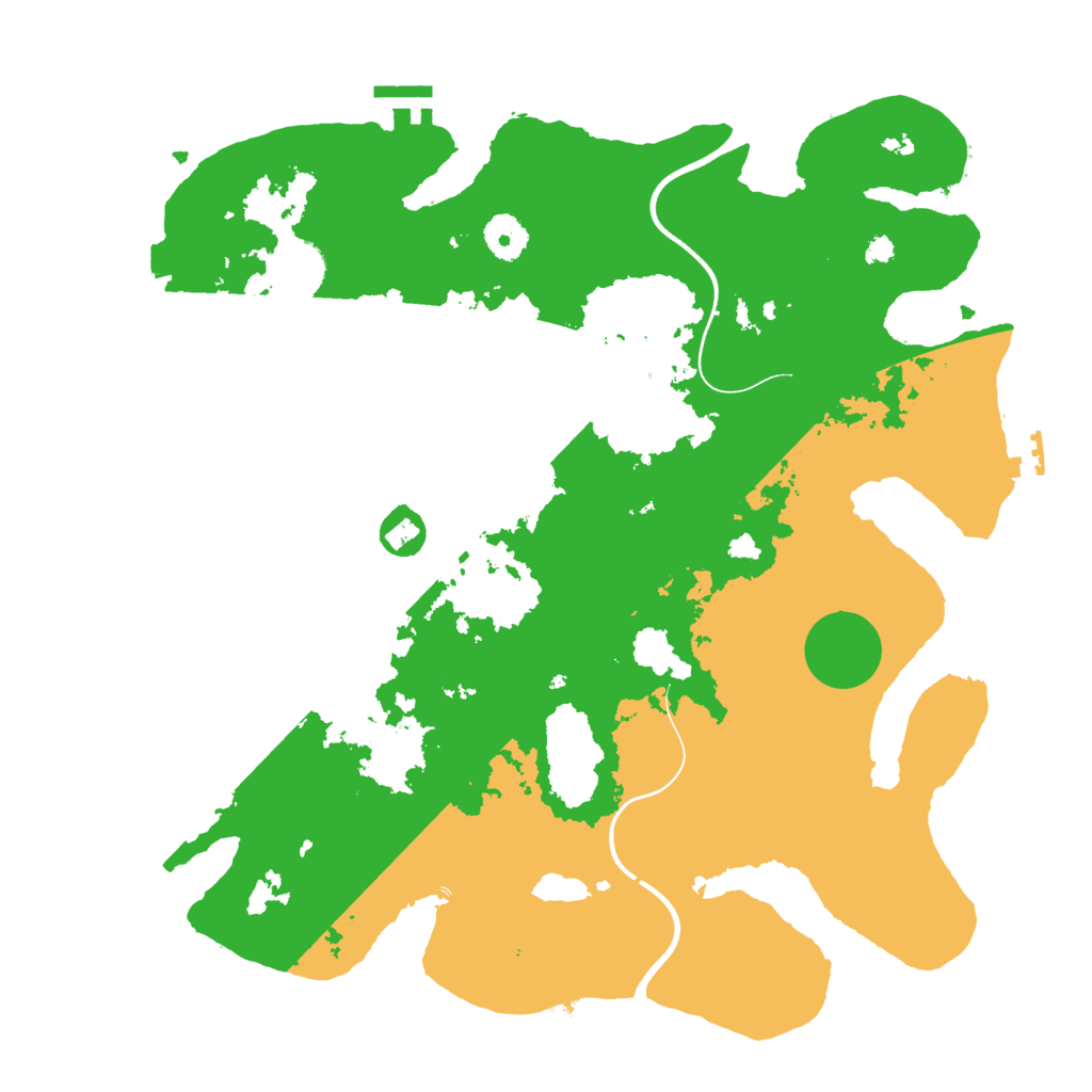 Biome Rust Map: Procedural Map, Size: 3750, Seed: 1394316894