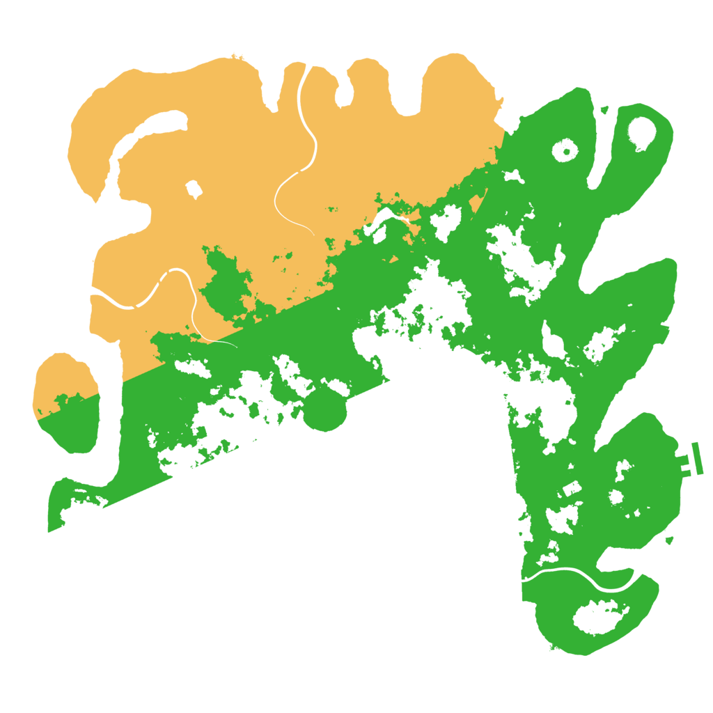 Biome Rust Map: Procedural Map, Size: 4450, Seed: 71454043