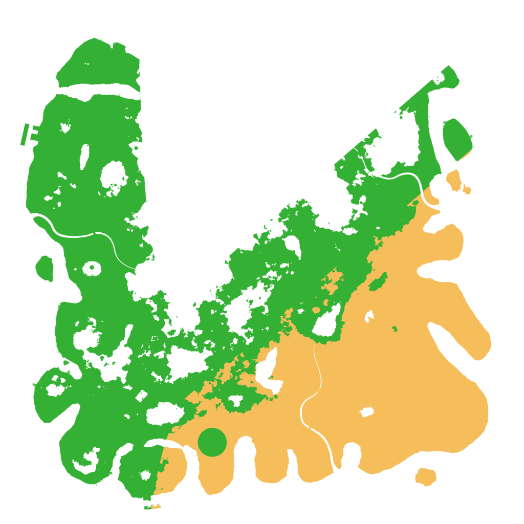 Biome Rust Map: Procedural Map, Size: 4800, Seed: 744974453