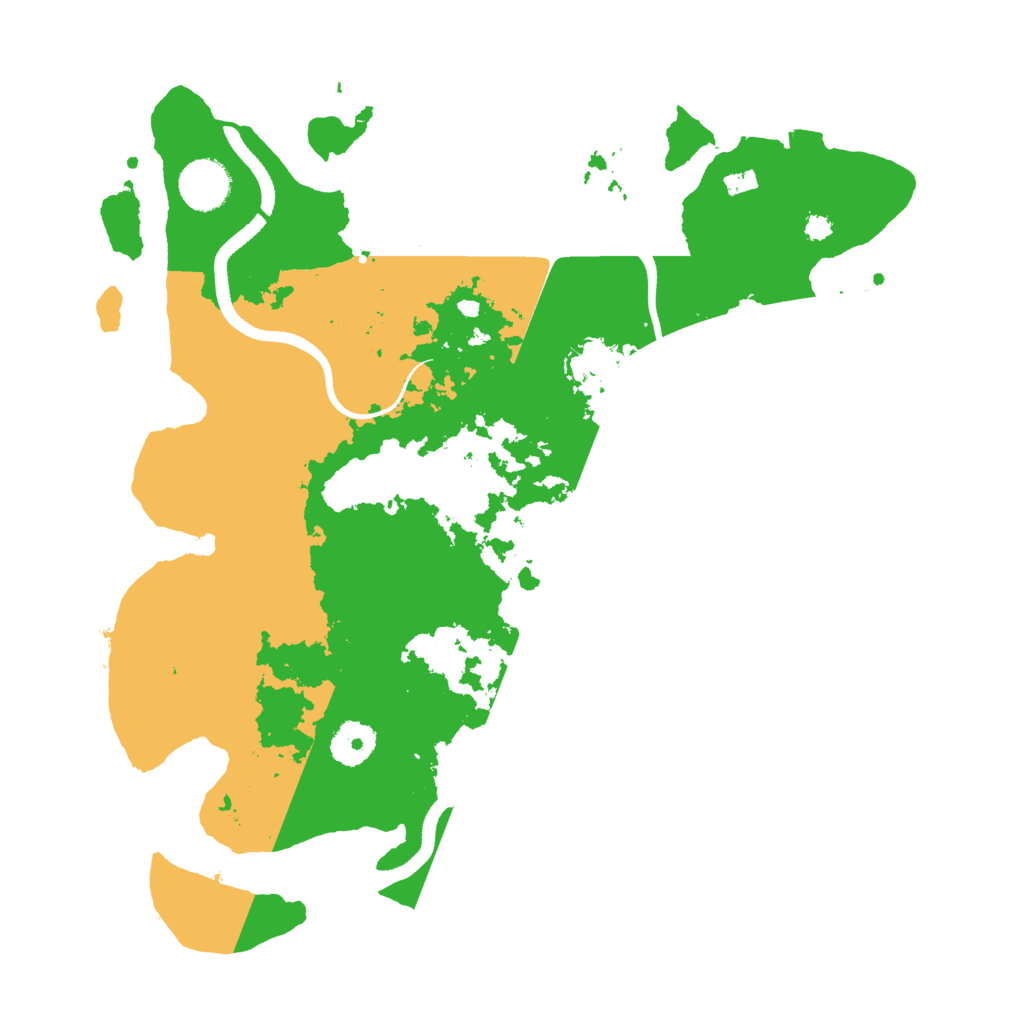 Biome Rust Map: Procedural Map, Size: 3500, Seed: 2103900094