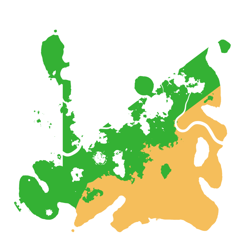 Biome Rust Map: Procedural Map, Size: 3500, Seed: 858920192