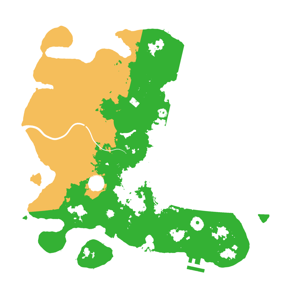 Biome Rust Map: Procedural Map, Size: 3333, Seed: 687868586