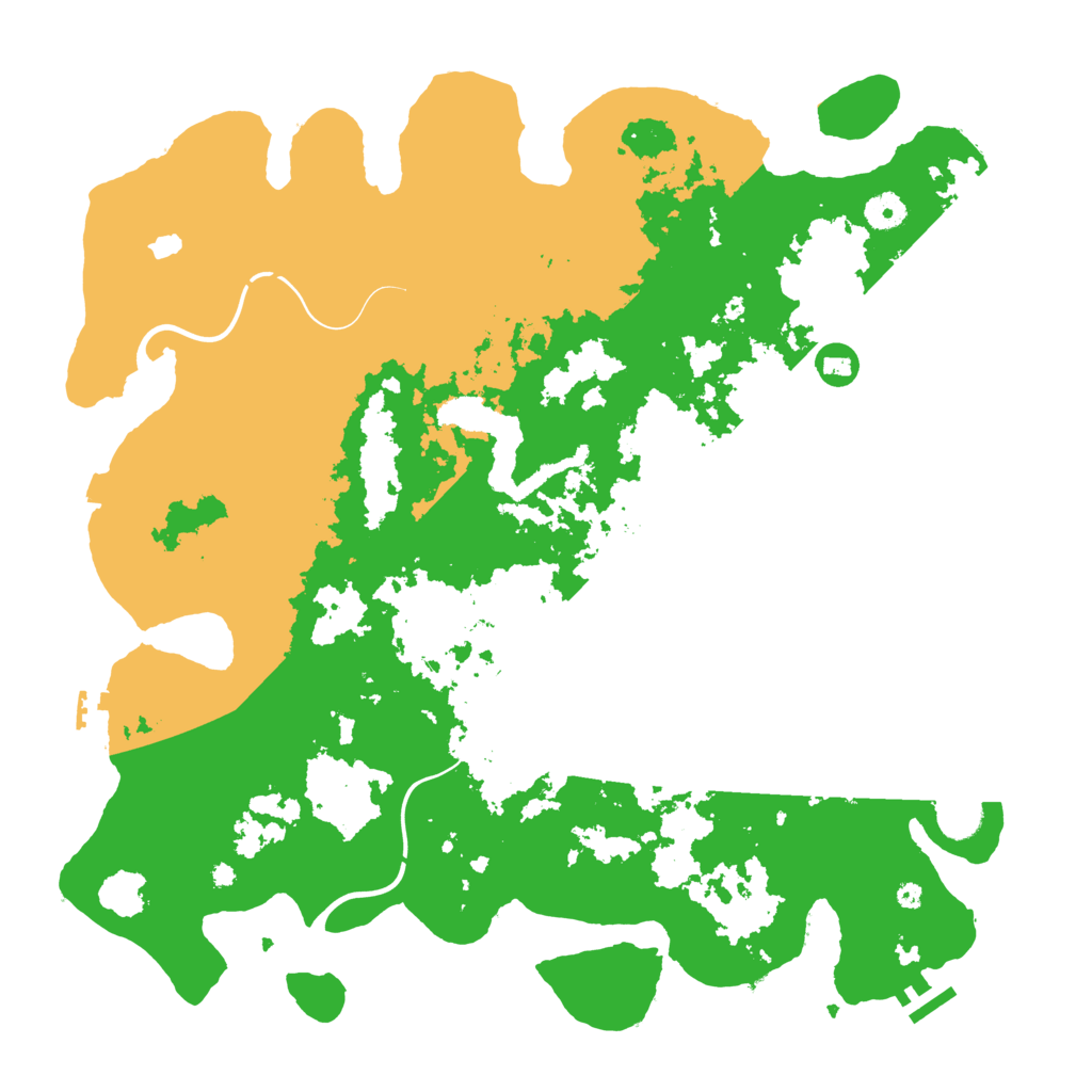 Biome Rust Map: Procedural Map, Size: 4250, Seed: 542300504