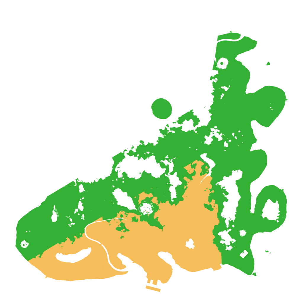 Biome Rust Map: Procedural Map, Size: 4100, Seed: 184979814