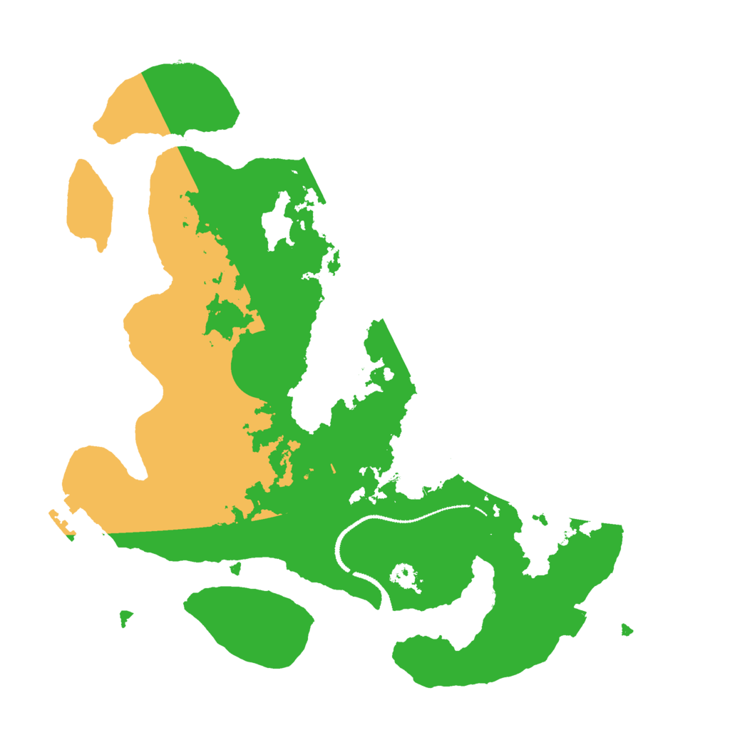 Biome Rust Map: Procedural Map, Size: 3000, Seed: 1541108756