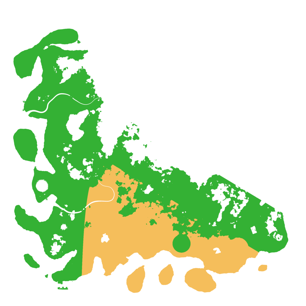 Biome Rust Map: Procedural Map, Size: 4500, Seed: 25814255