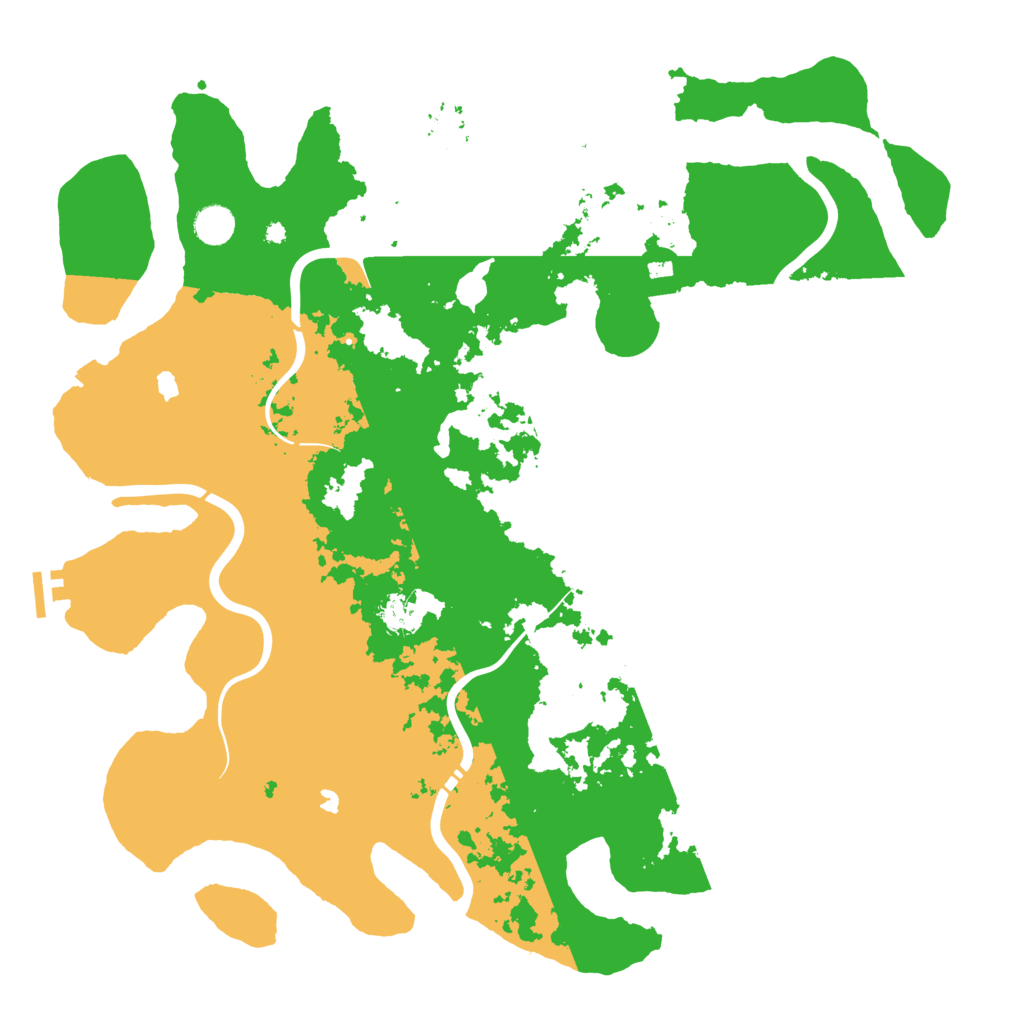 Biome Rust Map: Procedural Map, Size: 4500, Seed: 1820319798
