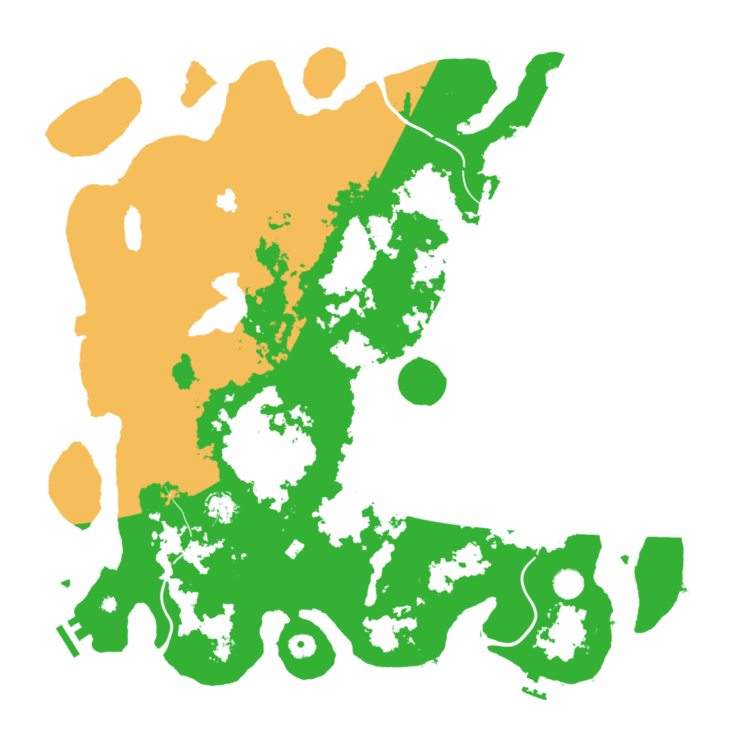 Biome Rust Map: Procedural Map, Size: 4250, Seed: 692368