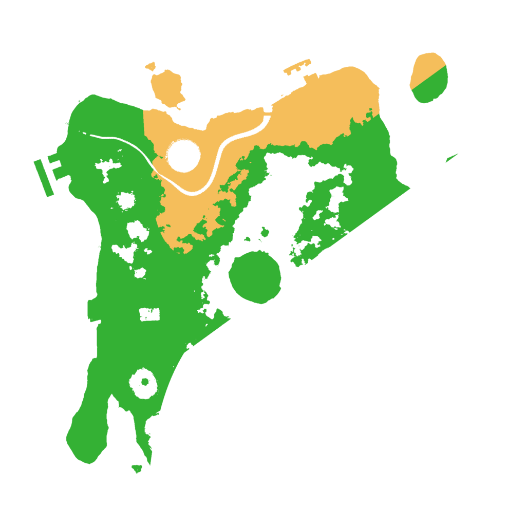 Biome Rust Map: Procedural Map, Size: 2800, Seed: 8888689